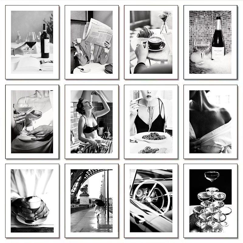 Quiet Luxury Lifestyle - Poster Moderno di Lusso con Donne